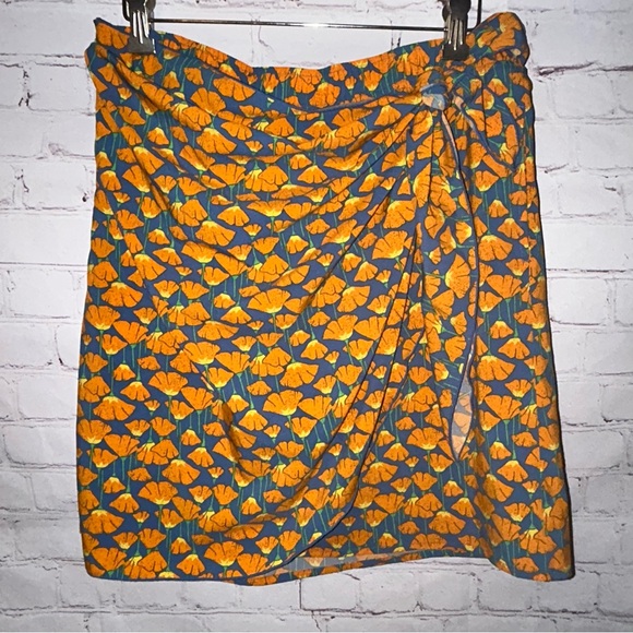 Toad&Co Crusher wrap skirt size M - Picture 1 of 8